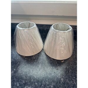 Set of‎ 2 Serena & Lily White Chandelier Lampshades